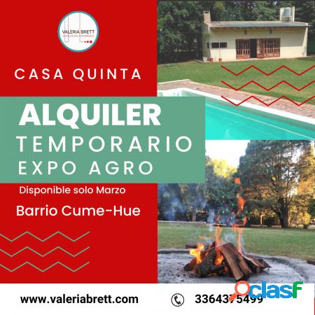 ALQUILER TEMPORARIO