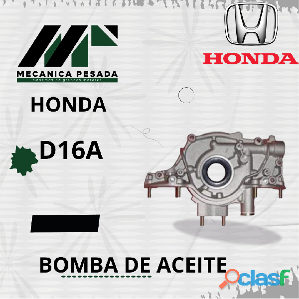 BOMBA DE ACEITE HONDA D16A
