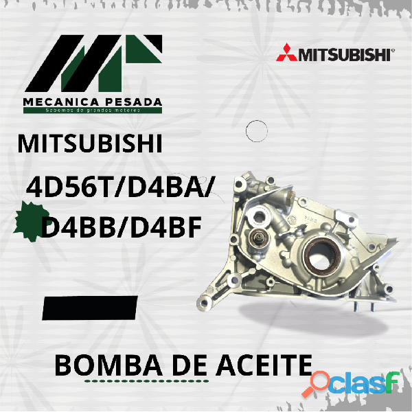BOMBA DE ACEITE MITSUBISHI 4D56T/D4BA/D4BB/D4BF