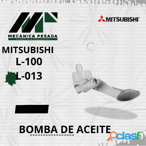 BOMBA DE ACEITE MITSUBISHI L 100 L 013