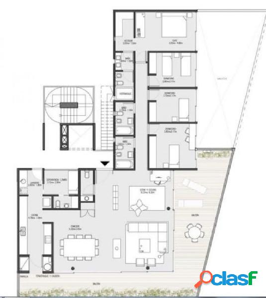 Ideal 5 ambientes c/ dependencia + balcon y terraza propia