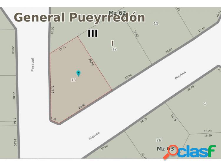 Lote en Sierra de los Padres