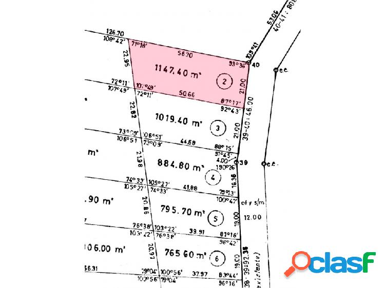 VENTA DE TERRENO EN CARLOS PAZ, EXCELENTE ENTORNO