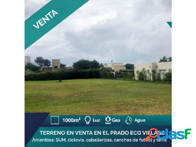 VENTA TERRENO EL PRADO ECOVILLAGE