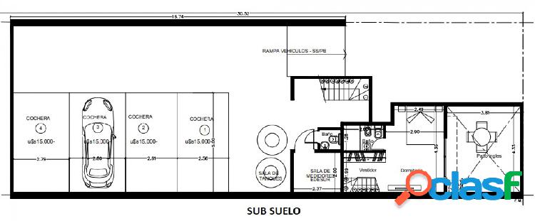 DEPARTAMENTO MONOAMBIENTE, PISO 2, DTO E, 21M2. BANFIELD.