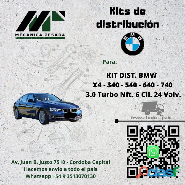 KIT DE DISTRIBUCION BMW 340 3.0