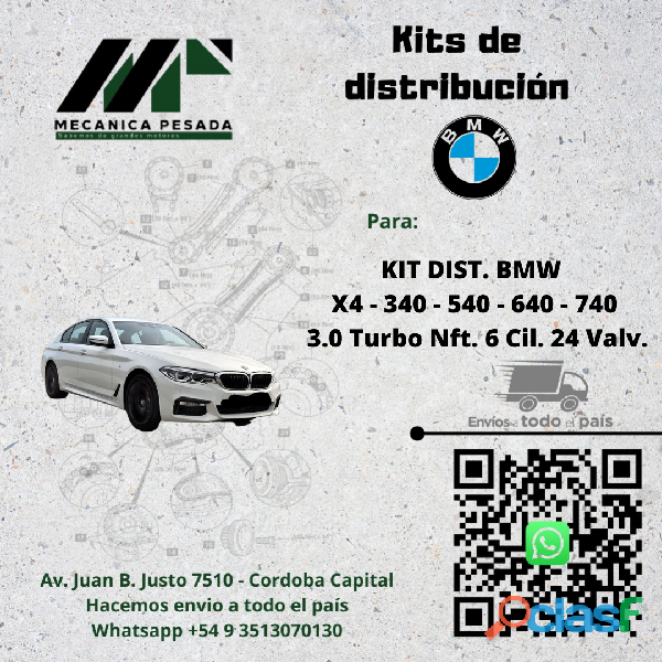 KIT DE DISTRIBUCION BMW 540 3.0
