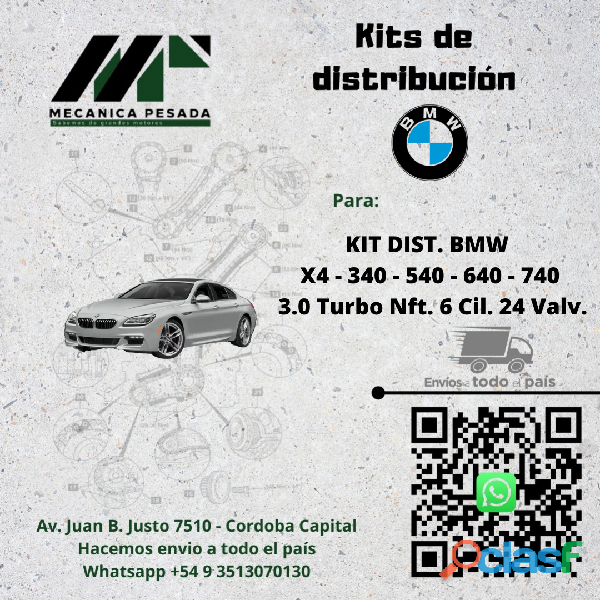 KIT DE DISTRIBUCION BMW 640 3.0