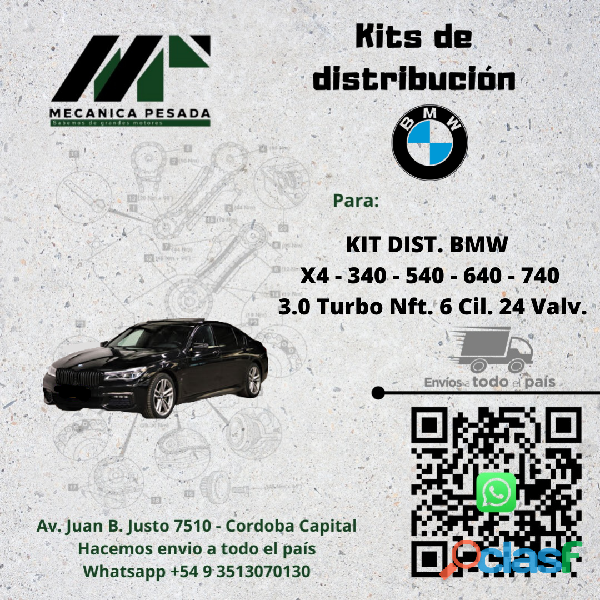 KIT DE DISTRIBUCION BMW 740 3.0