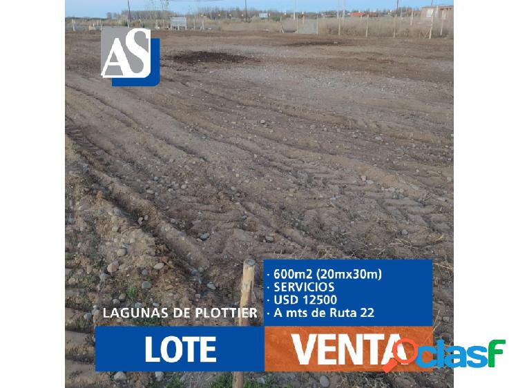 LOTE LAS LAGUNAS DE PLOTTIER