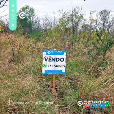 SE VENDE TERRENO EN VILLA RUMIPAL