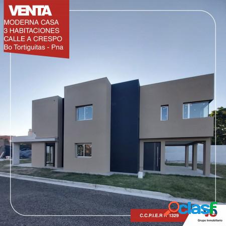 VENDE MODERNA CASA A ESTRENAR Calle Antonio Crespo, Barrio