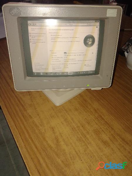 monitor IBM antiguo monocromatico de 8.5 pulgadas