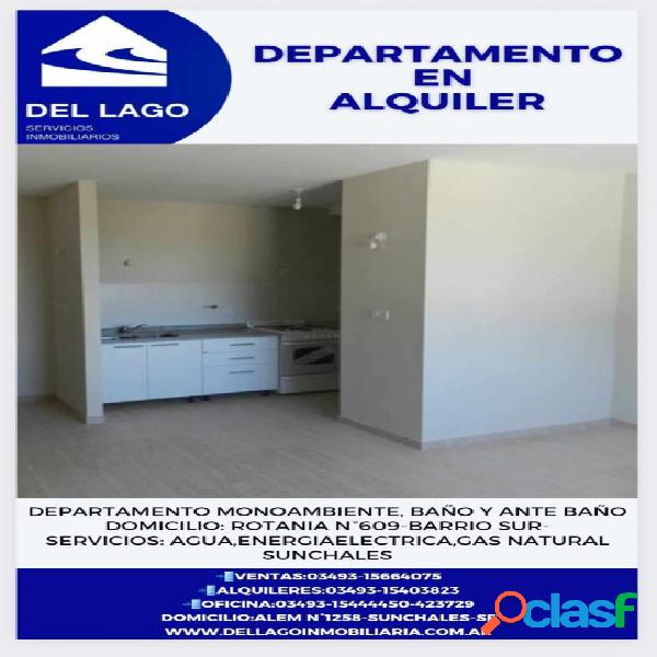 DEPARTAMENTO EN ALQUILER