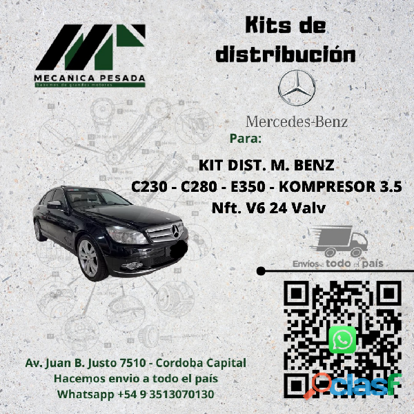 KIT DE DIST.MERCEDES BENZ C280