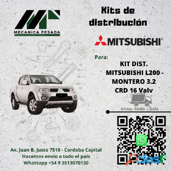 KIT DE DISTRIBUCION MITSUBISHI L200