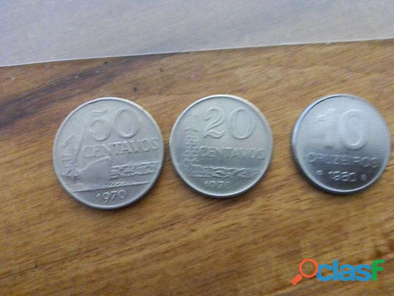 3 monedas de Brasil