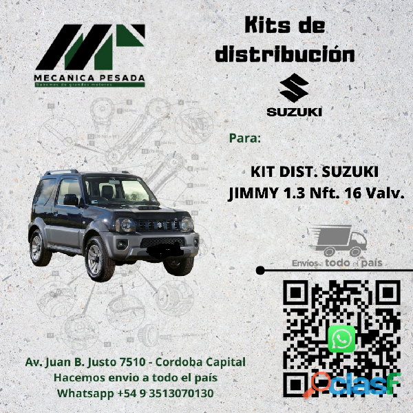 KIT DE DIST. SUZUKI JIMMY 1.3