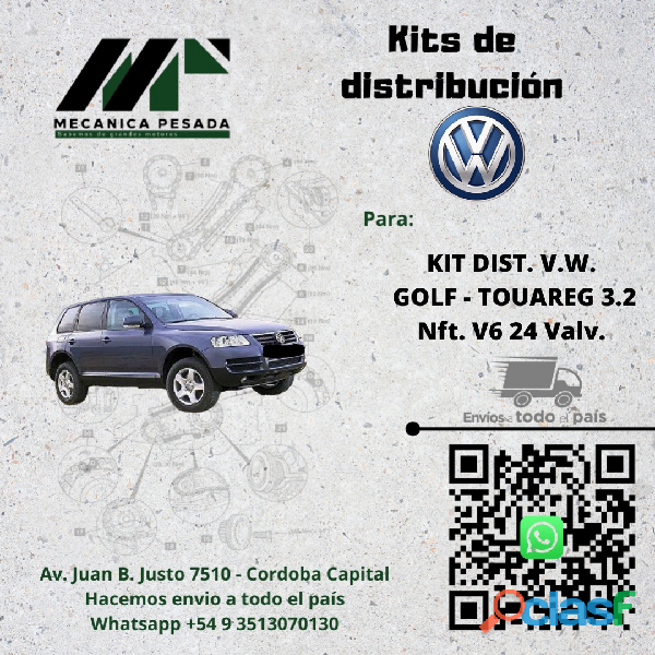 KIT DE DIST. VW TOUAREG 3.2