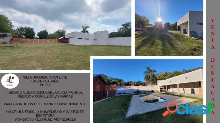 Oportunidad en Villa Urquiza, gran lote, 120 m2 cubiertos -