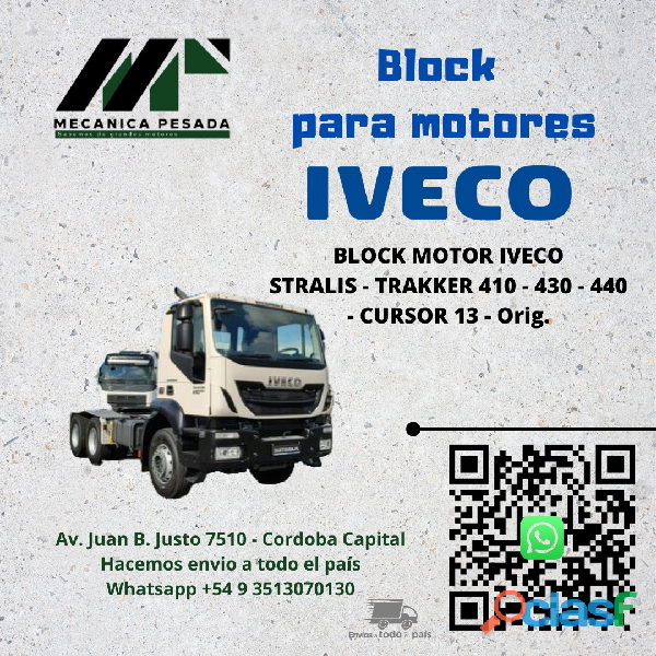 BLOCK MOTOR IVECO STRALIS