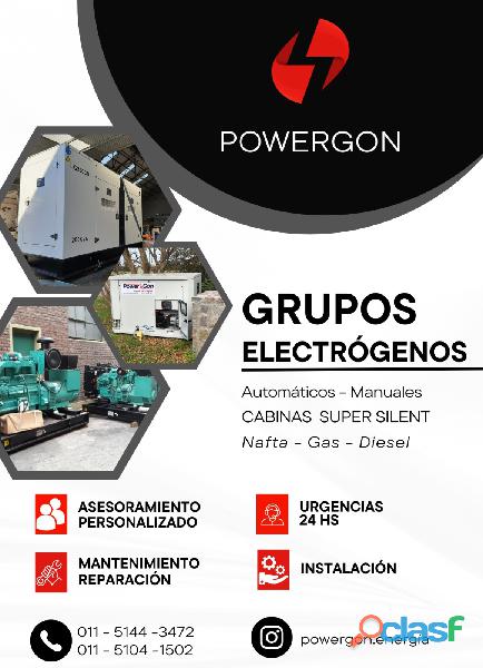 POWERGON GRUPOS ELECTRÓGENOS