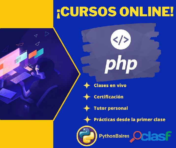 CURSO ONLINE DISEÑO WEB CON PHP c++