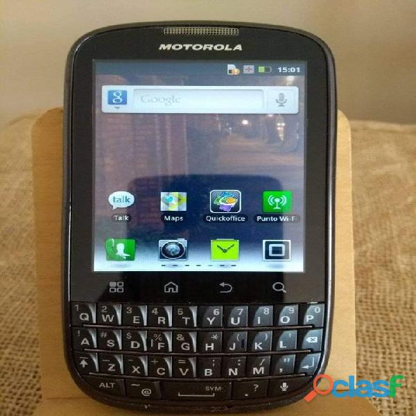 Celular Motorola Liberado con Teclas y Táctil impecable