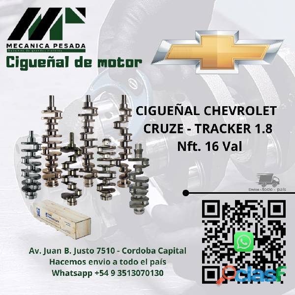 CIGUEÑAL CHEVROLET CRUZE TRACKER 1.8