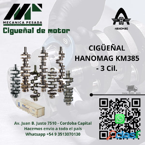 CIGÜEÑAL HANOMAG KM385