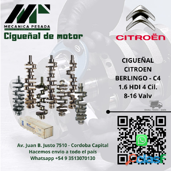 CIGUEÑAL CITROEN BERLINGO C4 1.6