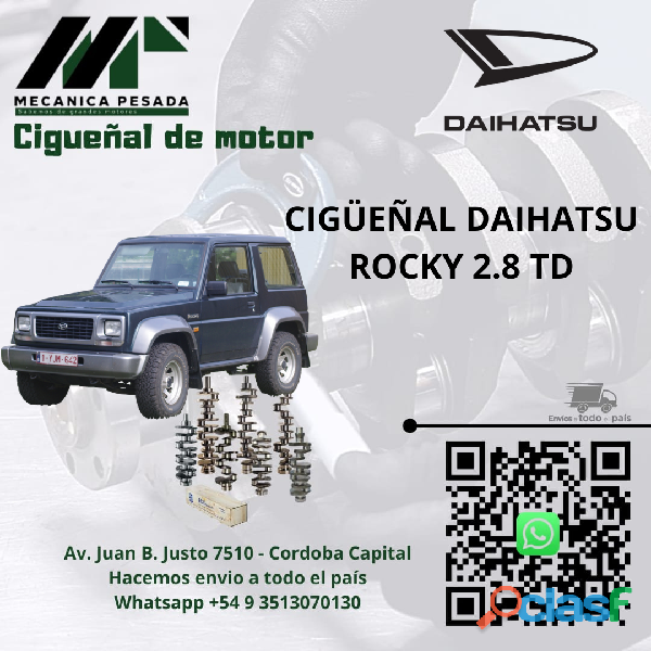 CIGÜEÑAL DAIHATSU ROCKY 2.8