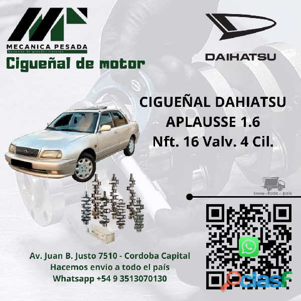 CIGUEÑAL DAHIATSU APLAUSSE 1.6