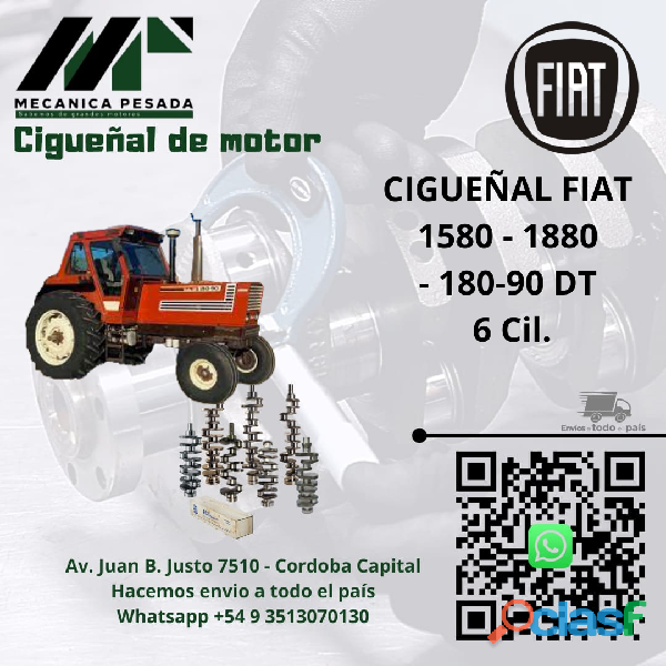 CIGUEÑAL FIAT 1580 1880 180 90 DT