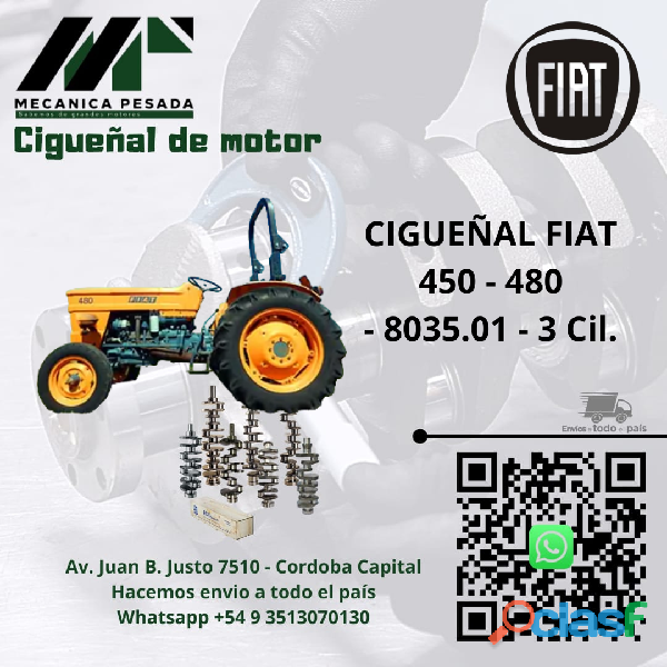 CIGUEÑAL FIAT 450 480