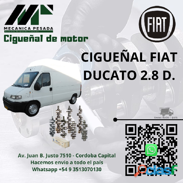 CIGUEÑAL FIAT DUCATO 2.8 D