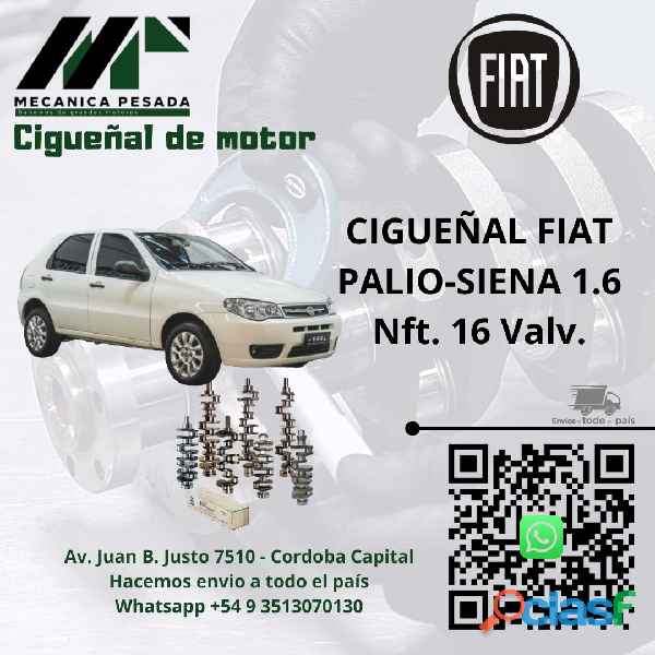 CIGUEÑAL FIAT PALIO SIENA 1.6