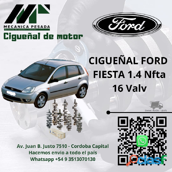 CIGUEÑAL FORD FIESTA 1.4