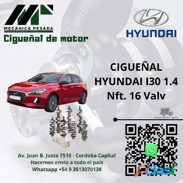 CIGUEÑAL HYUNDAI I30 1.4