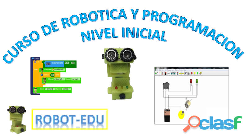 Curso de Robotica Educativa inicial + Kit Robot Edu