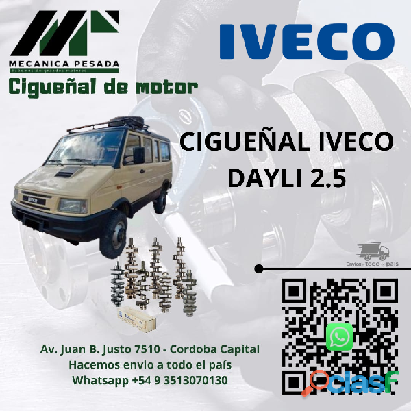 CIGUEÑAL IVECO DAYLI 2.5