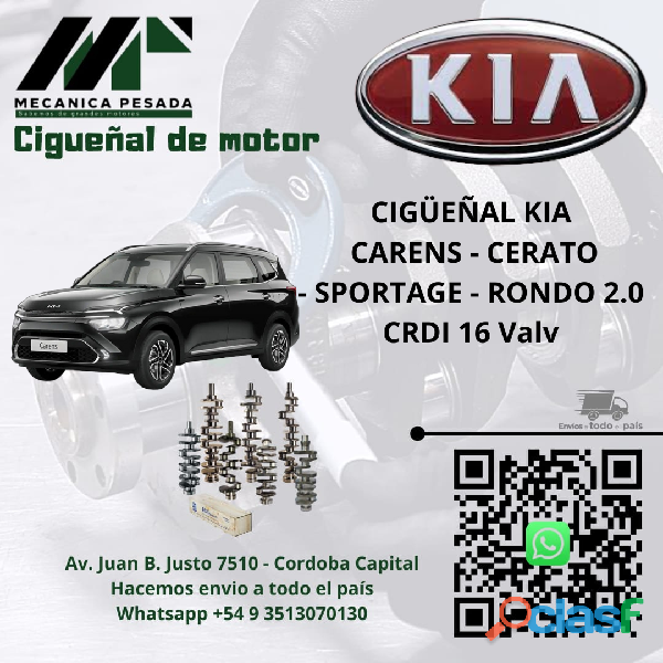 CIGUEÑAL KIA CARENS CERATO SPORTAGE RONDO 2.0