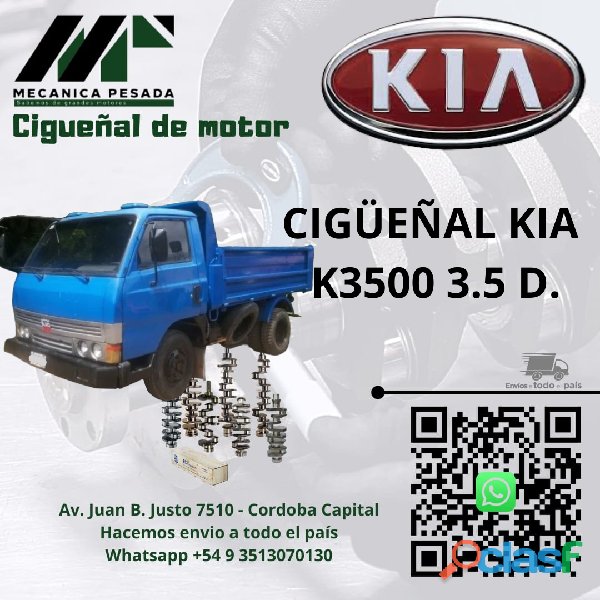 CIGÜEÑAL KIA K3500 3.5 D.