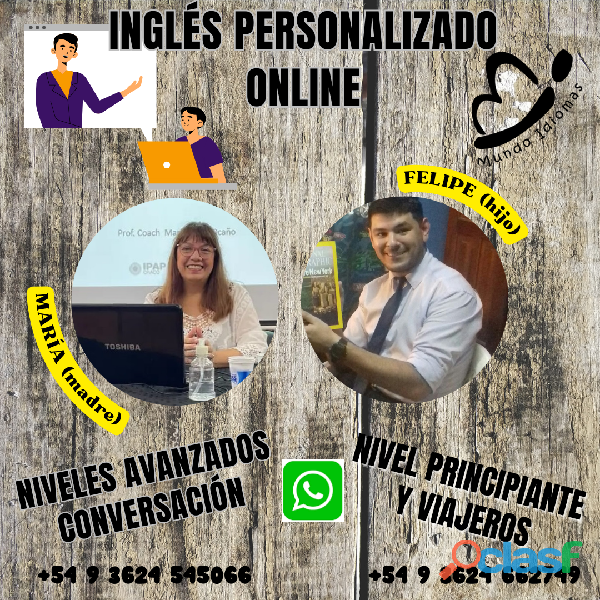 INGLES ONLINE PERSONALIZADO