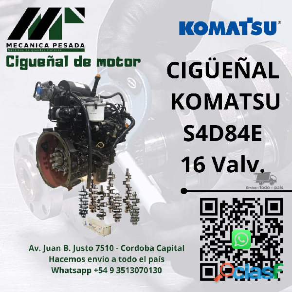 CIGÜEÑAL KOMATSU S4D84E