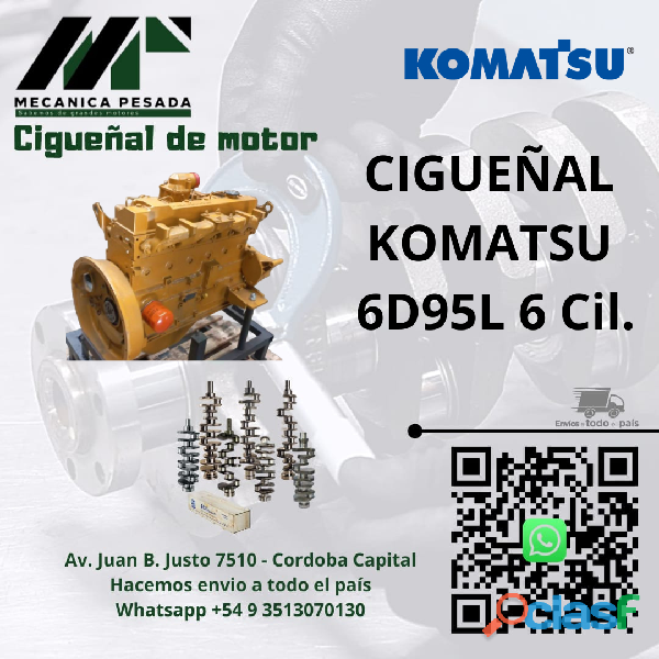 CIGUEÑAL KOMATSU 6D95L