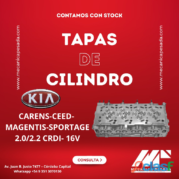 KIA CARENS CEED MAGENTIS SPORTAGE 2.0/2.2 CRDI 16V