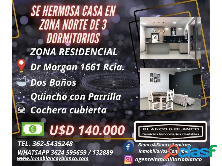 SE VENDE CASA EN ZONA NORTE