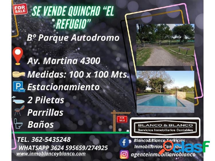 Se Vende "Quincho El Refugio"