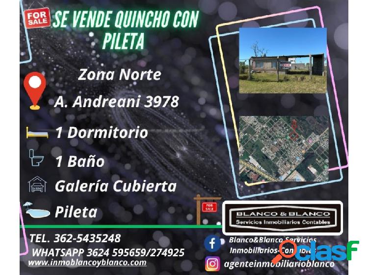 Se Vende Quincho en Zona Norte